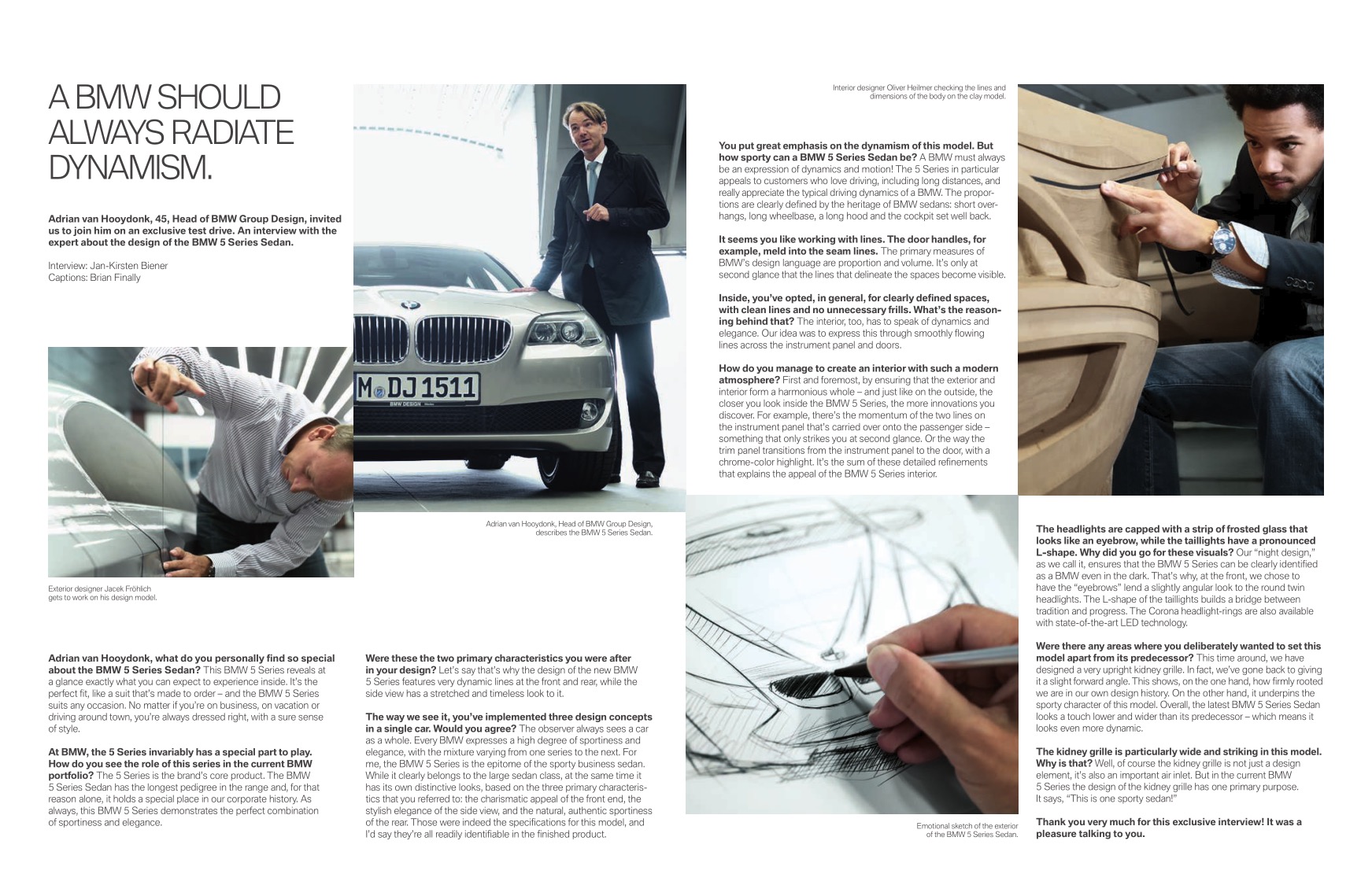 2011 BMW 5-Series Brochure Page 27